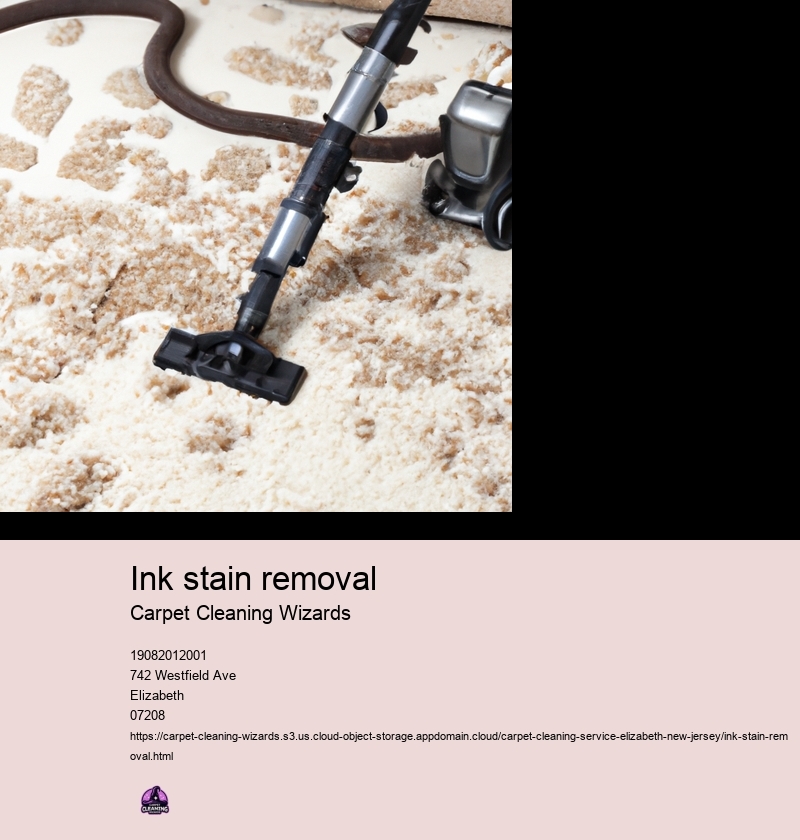 Ink stain removal
