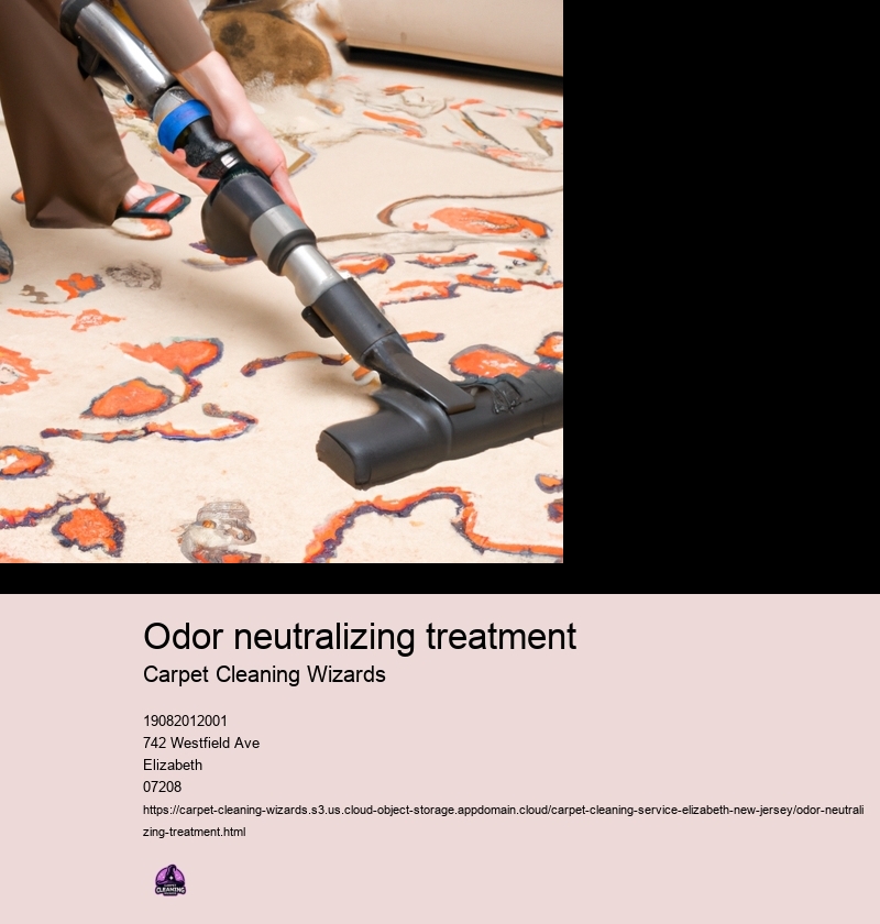 Odor neutralizing treatment